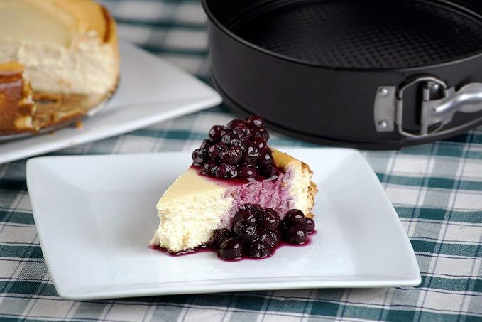 Webake Springform Pan 10 Inch Cheesecake Pan Loose Base Round Cake Mold Baking Pan with Removable Bottom for Pressure Cooker, Instapot, Air Fryer