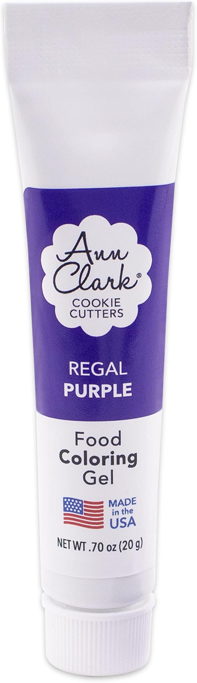 Ann Clark Cookie Cutters Ice Cream Cookie Cutter Set with Pink, Purple, and Teal Food Coloring Gel Made in USA