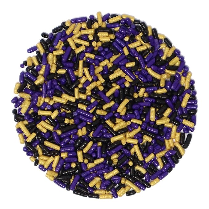 Mystic Sprinkles The Big Game Jimmy Mix 3oz Bottle (Purple, Black & Gold)