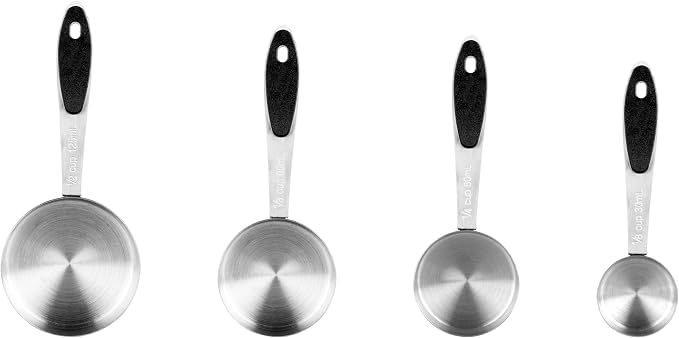 DOTINGHUX 1/8 Cup Magnetic Grips Stainless Steel Measuring Cup -1PCS