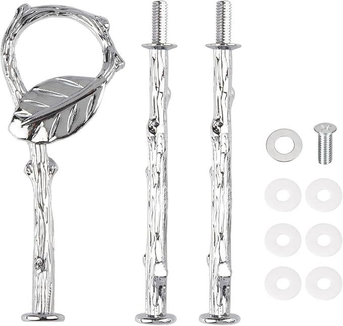 3 Tier Cake Stand Hardware Tiered Tray Plate Hardware Kit Heavy Metal Holder Fruit Plate Stand Food Plate Stand