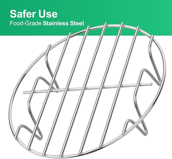 GSlife Trivet for Instant Pot Steamer Rack - Stainless Steel Accessories, 7 Inch Steam Rack Fits 3, 6 Qt Pressure Cooker, Cooking Cooling Steaming Baking Stand, 1 Pack