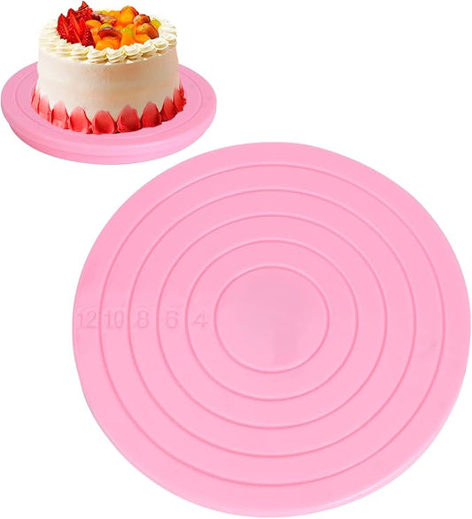 2 Pcs 5.5in Cookie Turntable 360 Degree Revolving Cake Decorating Turntable Spinning Cookie Decorating Turntable Cookie Stand Cookies Dessert Turn Table Cake Stand Turntable Baking Turntable