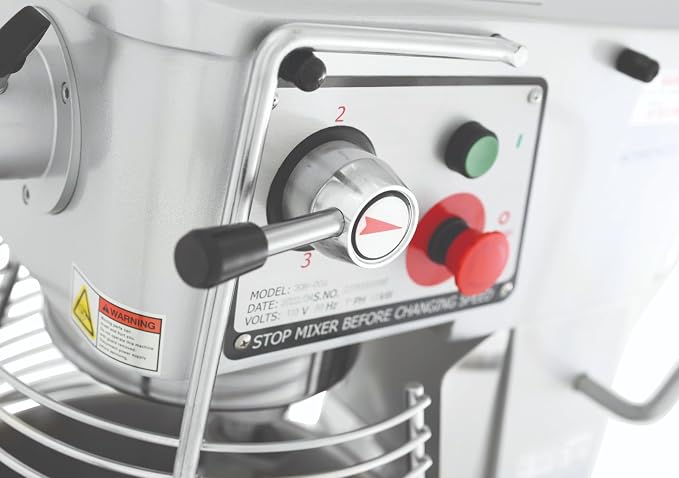 Chronos 30R-003 - Commercial 30 Qt. Medium Duty Planetary Mixer - w/Bowl, Accessories, and #12 Attachment Hub