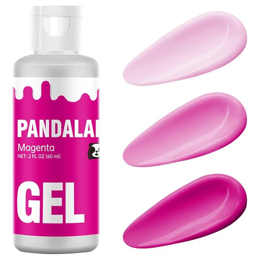 Magenta Gel Food Coloring - Pandalab 2 Ounce High Concentrated Food Dye for Baking, Cake, Cookie, Fondant, Icing, Easter Egg, Macaron, DIY Slime (60ml)