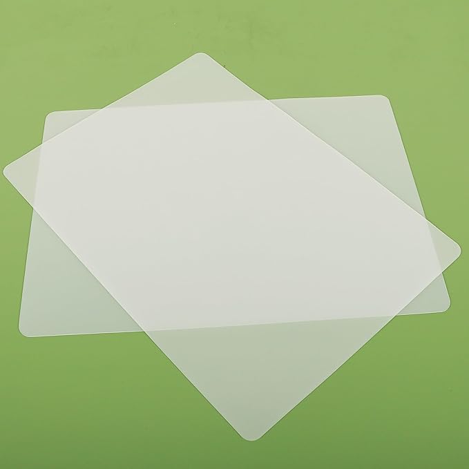 Large Silicone Mats for Kitchen Counter: 14” x 20”(1mm) Clear Non-slip Waterproof Countertop Protector Liner - Non-Stick Baking Mat - Heat Resistant Placemat for Pastry Translucent (2/Pack)