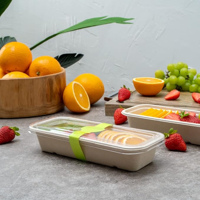 Restaurantware RW Base 12 x 1.5 Inch Packaging Bands 100 Self-Adhering Belly Bands - Disposable Strong Green Paper Label Stickers For Packaging Supplies Keeps Take Out Containers Sealed