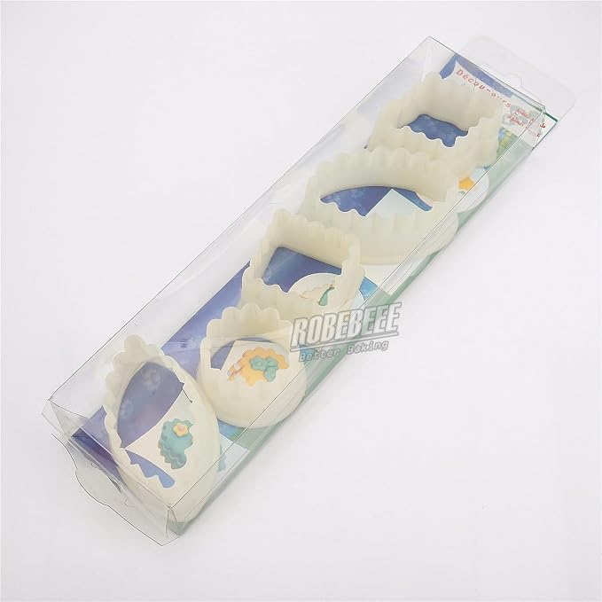 Multi-Shape Nylon Cookie Molds Round Square Star Plastic Geometry Biscuit Cutter Dough Mousse Bread Slicer DIY Bakery Utensils (Style 2 Multi-shapes)