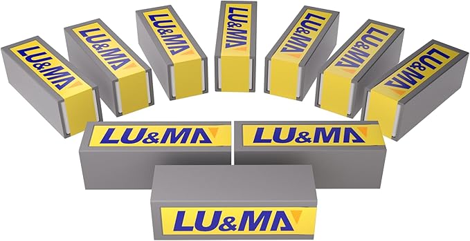 LU&MN Carbide Scraper Replacement Blades, 2.38" / 60×12×1.5mm Double-Edged Reversible Blades, Fits Most Handheld Paint, Glue& Grout Scrapers, 100Pieces