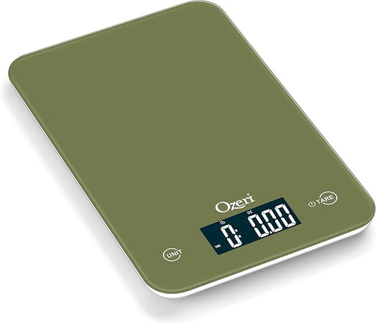 Ozeri Touch Professional Digital Kitchen Scale (12 lbs Edition) in Tempered Glass