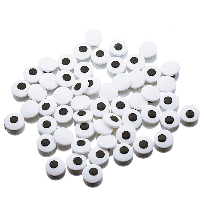 SE Si&Moos Big Candy Eyes for Decorating Large Edible Eyes Jumbo Edible Eyeballs Googly Candy Eyes for Cakes, Cupcakes, Cookies, Party Birthday Halloween Christmas Supplies 3 OZ with Tweezers