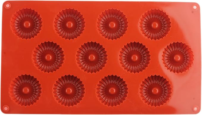 12 Cavity Mini Donut Shaped Silicone Chocolate Molds Doughnut Pan Mold For Donuts Muffin Cupcake