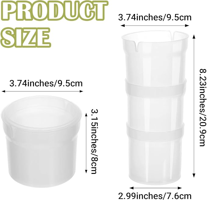 Piping Bag Holder Stand Adjustable Pastry Bag Filling Support Rack Hands Free Reusable Plastic Icing Bag Stand for Cake Cupcake Cookie Dessert Decorating Baking Tools