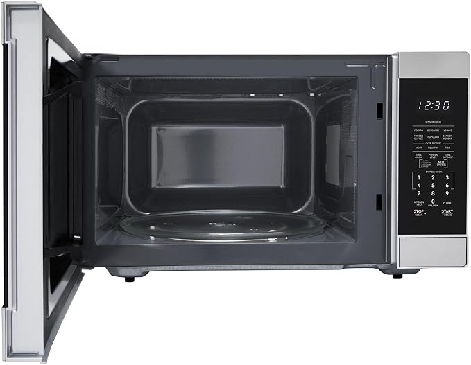 SHARP Countertop Microwave Oven with Removable 13.6" Carousel Turntable, 1100 Watt, 1.6 Cubic Feet, Stainless Steel