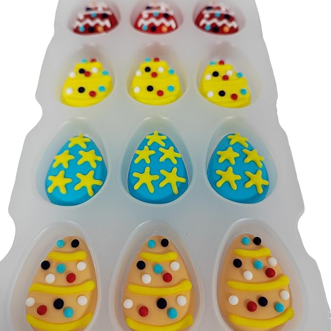 Edible Candy Easter Egg Dessert Sprinkles Spring Sprinkle Party Cookie DIY Cake Cupcake Topper Icing Frosting Decoration Easter Supplies