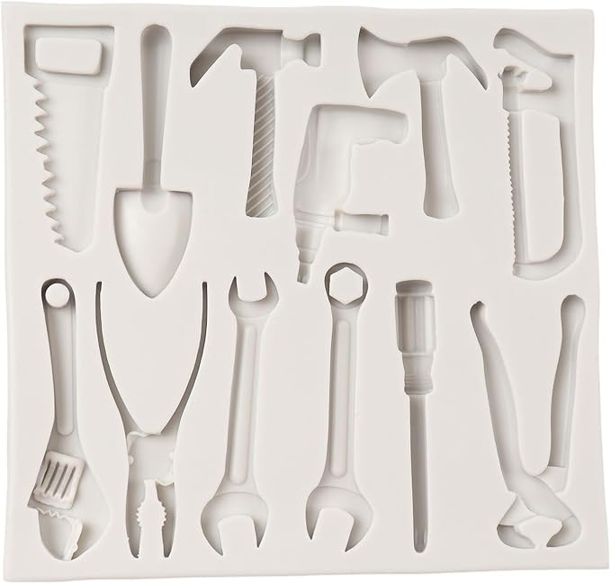 Construction Tools Fondant Silicone Molds Hand Tools Chocolate Mold For Cake Decoration Cupcake Topper Polymer Clay Chocolate Candy Sugar Craft Gum Paste