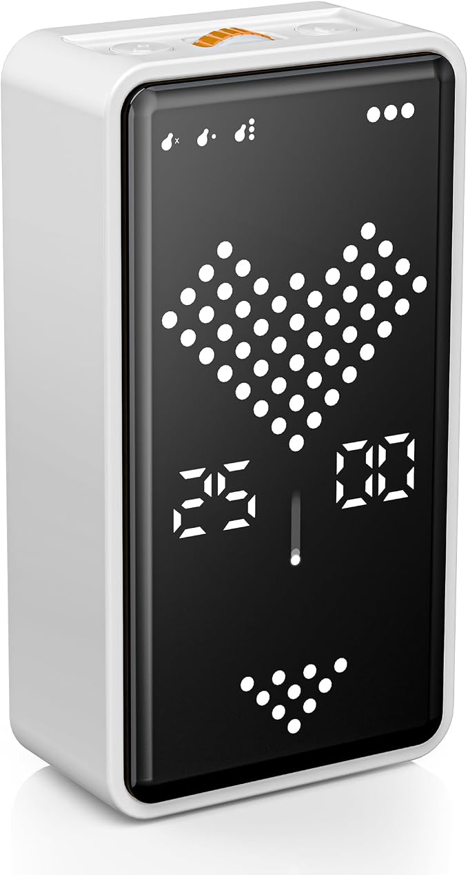 Visual Timer, Rechargeable Digital Hourglass Timer with LED Display | Large display, magnetic back and adjustable volume for classroom, kitchen, fitness, study and kids learning