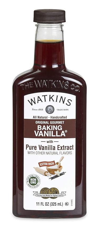 Watkins All Natural Baking Vanilla (11 oz) and Butter Extract (11 oz) Bundle