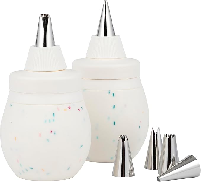 Prepworks by Progressive 8-Piece Frosting Bulb Decorating Kit (Confetti)