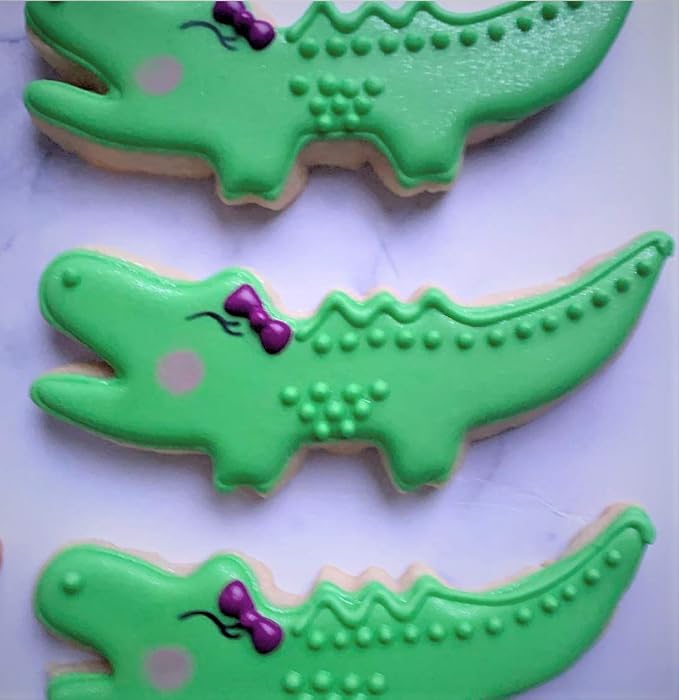 Ann Clark Cute Alligator Cookie Cutter, 5" Made in USA