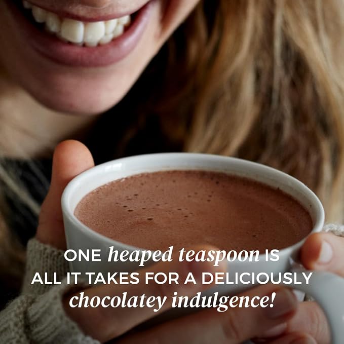 NOMU Skinny Cocoa Hot Chocolate, 33 Servings, No Sugar Added, 20 Calories, Rich Chocolate Flavor, Keto-Friendly, High Protein
