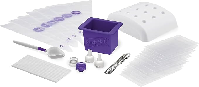 Wilton Candy Melts Dip-N-Decorate Candy Making Tools and Cake Pop Decorating Kit, 49-Piece