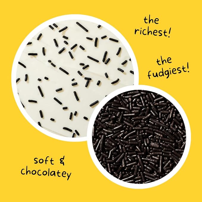Chocolate Softies Fair Trade Sprinkles by Supernatural, Made in USA, No Artificial Flavors, Soy Free, Gluten Free, Corn Free, Vegan, 16oz (Pack of 6)