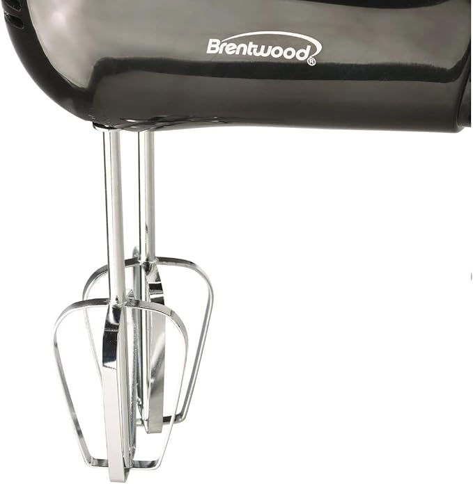 Brentwood HM-44 Lightweight 5-Speed Electric Hand Mixer, Black
