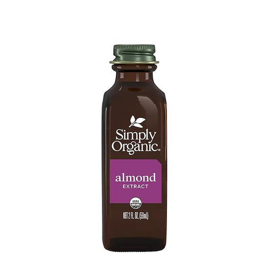 Simply Organic Almond Extract, Certified Organic, 2-Ounce Container