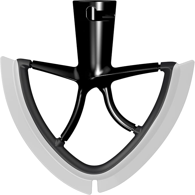 New Metro Design Beater Blade Metal TH-MGY Compatible with KitchenAid 4.5-5 Qt Tilt-head Stand Mixer, Grey