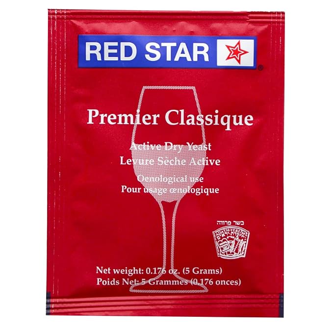 Red Star Premier Classique Wine Yeast, 5g - 10-Pack