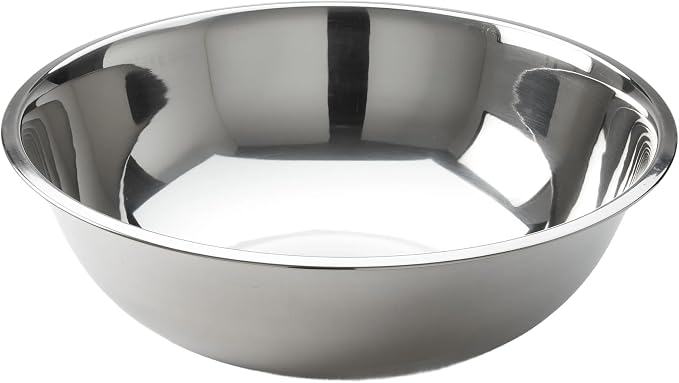 American METALCRAFT, Inc. 3 qt Stainless Steel Mixing Bowl, Silver