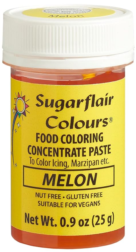 Sugarflair Food Coloring Concentrate Paste, 25 Grams Melon