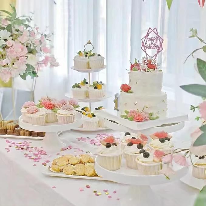 Kraft Bakery Boxes 6x6x5 Inch - 12Pack Window Gift Boxes | Includes twine & stickers. Sturdy kraft. For cookies, cupcakes, pastries, wedding favors, party treats & DIY