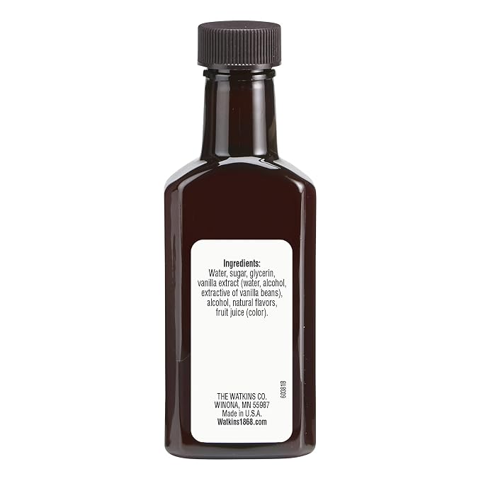 Watkins All Natural Original Gourmet Baking Vanilla with Pure Extract, 2 fl. oz. Bottle, 1-Pack (Pack of 2)