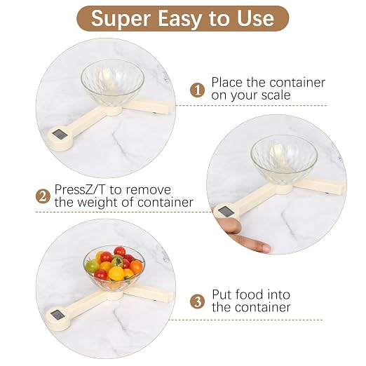 Portable Food Scale, Mini Pocket Collapsible Digital Scale, Compact Weighing Tool for Diet Control Travel and Daily Baking