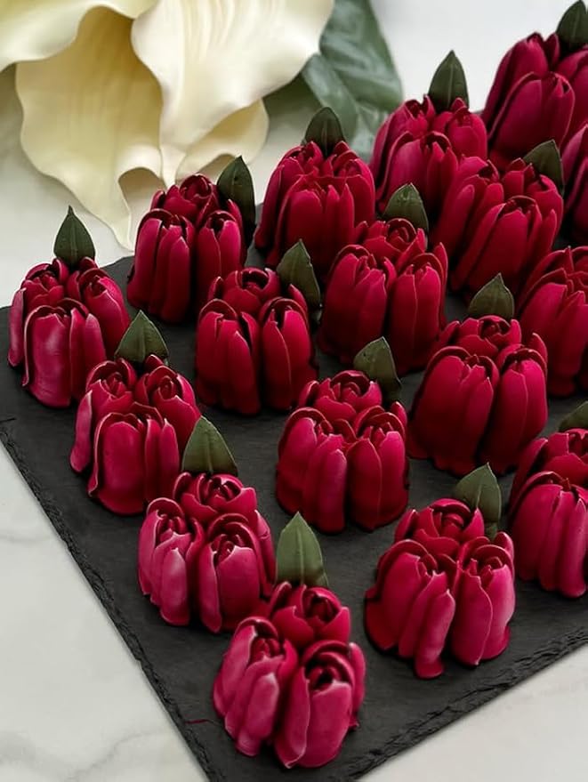 1 Piece Stainless Steel XXL Russian 3 Flowers Pattern Icing Tips,Pastry Frosting Piping Nozzles for Cake Marshmallow Bouquet,Cake Decorating Tips Baking Tools,Flower Frosting Nozzles for Decorating