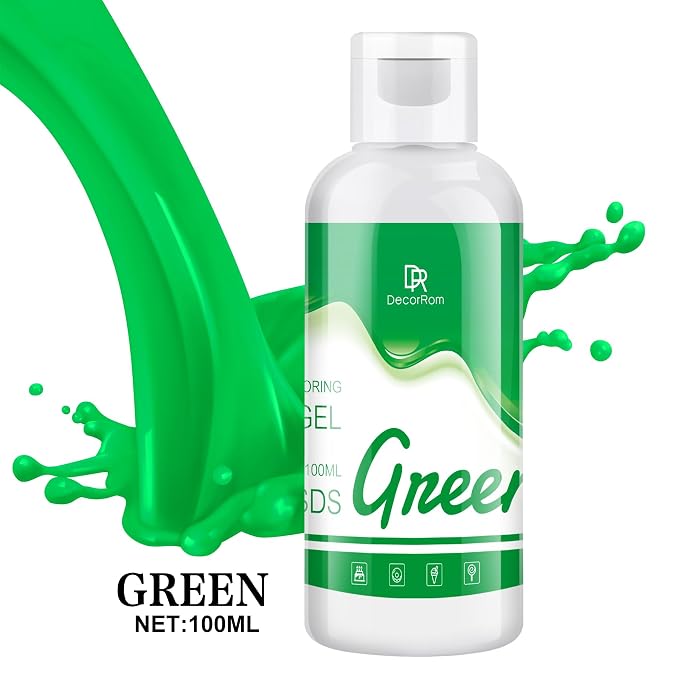 Gel Food Coloring - Vibrant Gel Food Coloring for Baking, Cake Decorating, Easter Egg - Concentrated Flavorless Edible Food Color Dye for Icing, Fondant, Drinks, Cookie, DIY Crafts - 4.5 oz (Green)