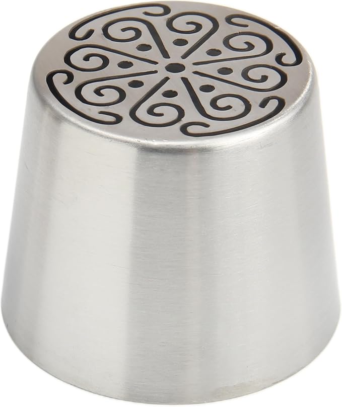 Extra Large Russian Piping Tips - Stainless Steel Flower Nozzles Set for Cake Decorating, Rose & Floral Icing Tips for Cupcakes, Cookies Professional Baking Tools (XXL, Style 59)