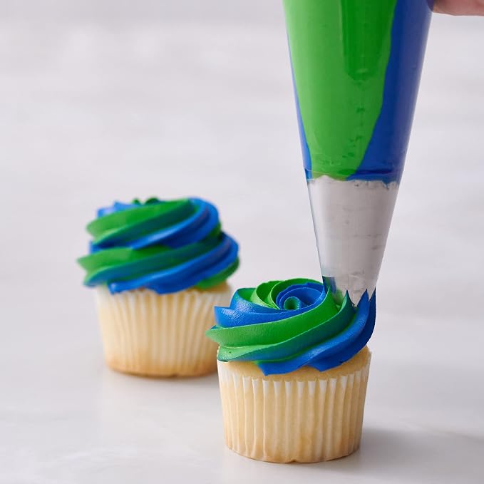 Hygo 25" Disposable Pastry Bag, Grip-Tight Outer Piping Bag, Hot and Cold, 25 inch, Transparent, 80 Pack, Clear