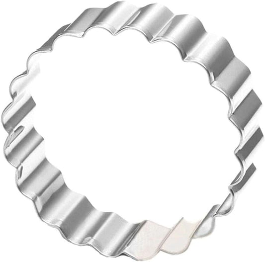 Fluted Round Circle Shaped Cookie Cutter