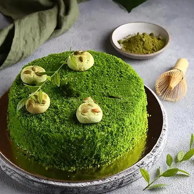 Senchanting Christmas Green Sanding Sugar Sprinkles, Edible Crystal Christmas Green Sanding Candy Sugar for Cake Decorating Wedding Party Baking Cupcake Cookie Ice Cream Decoration Supplies 90g/3.2oz