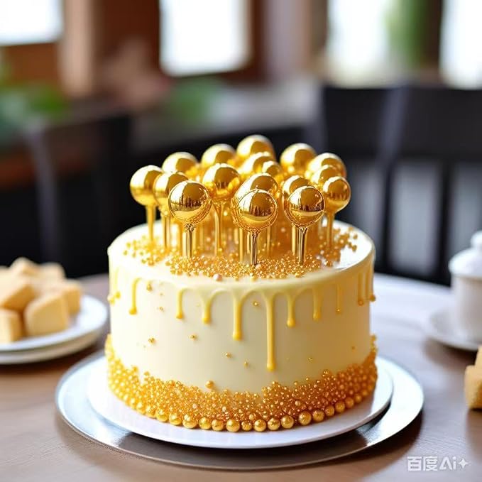 Edible Gold Pearl Sugar Sprinkles 142g/5.01oz Gold Pearl Sprinkles Mix for Cake Decorating Cakes Cupcake Toppers Cookie Ice Cream Decorations for Wedding Parties Valentines Day Halloween Christmas