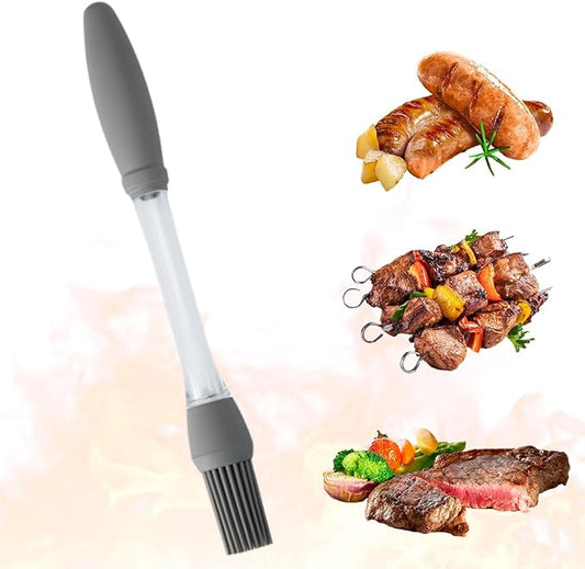2PCS Silicone Oil Brush Basting Pastry Brush for Grilling BBQ Baking,2025 Silicone Oil Brush Basting Brush for Cooking,Pastry Brushes for Baking Cooking Kitchen Gadget Home Outdoor Use (1PC)