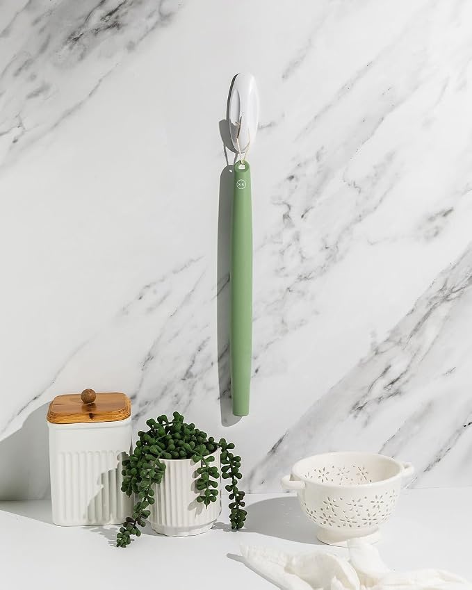 The Silicone Kitchen French Tapered Silicone Rolling Pin, 13.5", Dishwasher Safe, Non-Stick, BPA Free, Non-Toxic
