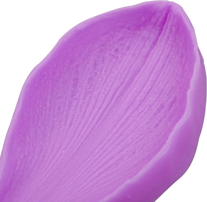Rose Petal Silicone Molds Lotus Veiners Molds Flower Veining Fondant Molds for Cake Decorating Candy Chocolate Polymer Clay Set of 6