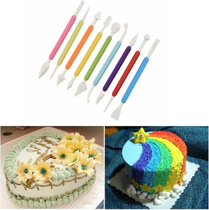 13PCS DIY Fondant Tool, Cake Decorating Hand Tool, Gum Paste Modeling Tools | Cake decorating tools, for fondant shaping, gum paste modeling, and DIY baking.