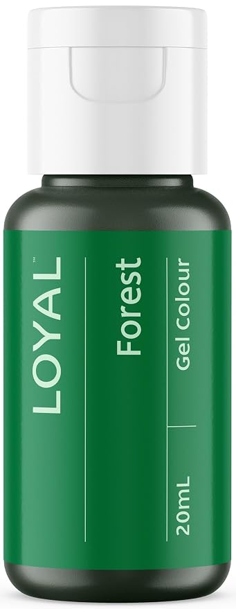 Loyal Gel Food Coloring | Vibrant Color for Buttercream, Fondant, Royal Icing, Gum Paste, Marzipan and Cake Batter | Gel-Based Concentrated Food Dye - 20ml Forest