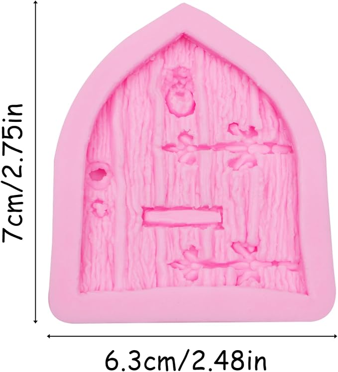 Door Silicone Mold Christmas Door Fondant Molds for Chocolate Cake Decoration Candy Cupcake Topper Cake Polymer Clay Crafts Epoxy Resin Native American Western