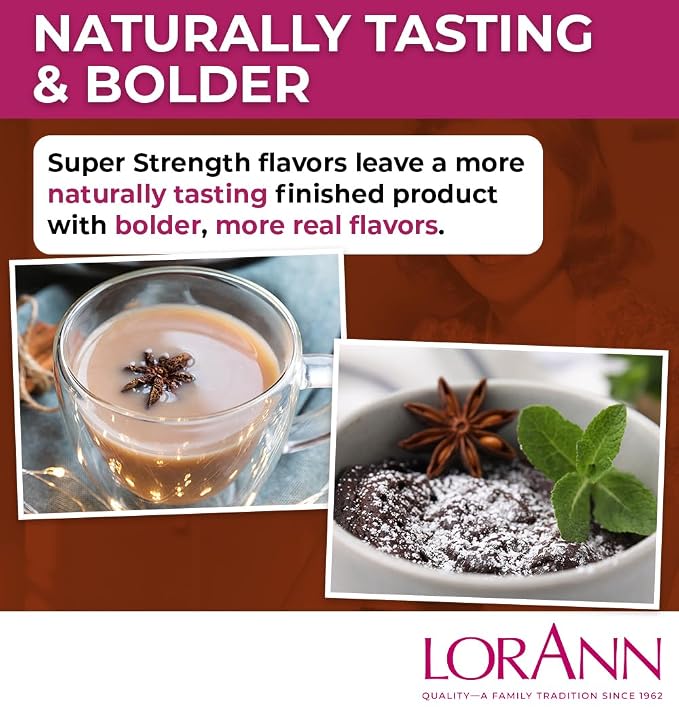 LorAnn Oils Super Strength Flavoring - Used For Candy Making, Flavoring Extracts, Baking, Hard Candy, and Flavor Oils - Bold, Natural Flavors 4X Stronger Than Extracts - Anise Oil, 1 fl oz